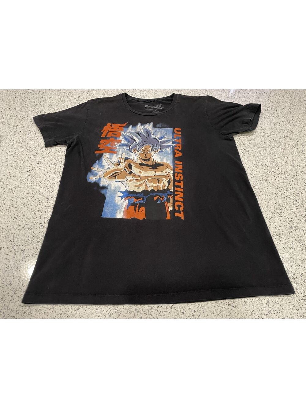 Dragon Ball Z Super Ultra Instinct Goku Black T-Shirt Size Large Anime Manga